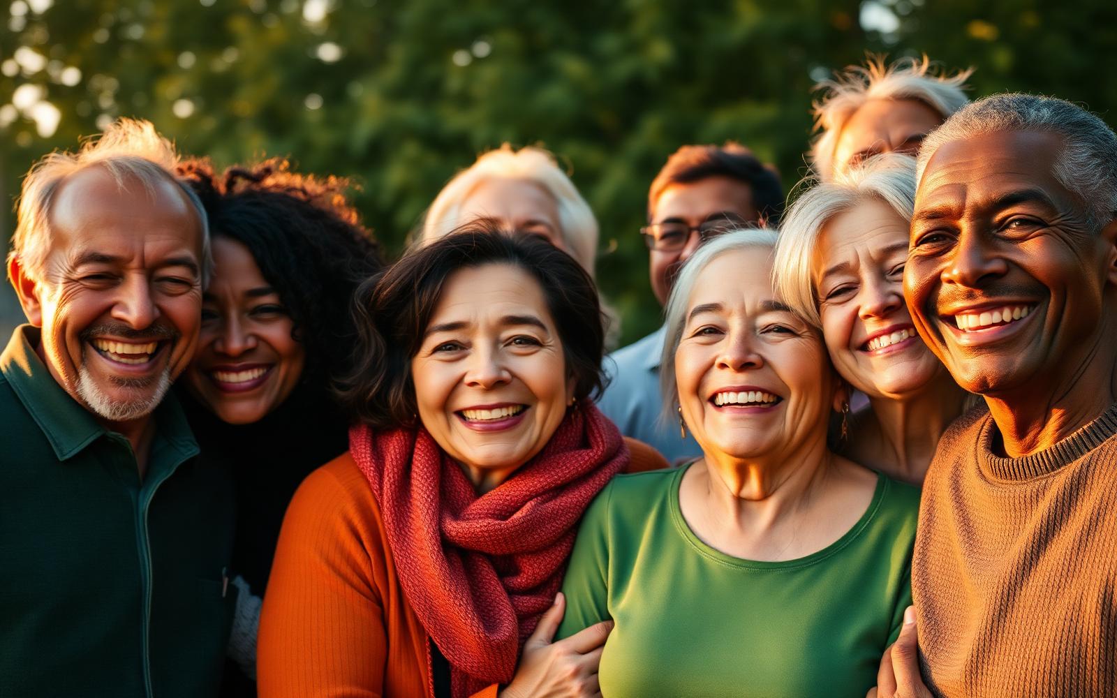 Diverse community members